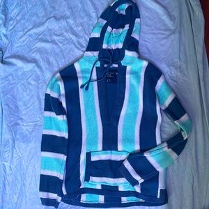 I am selling a fairly worn poncho only worn about 3x. This no longer fits me.